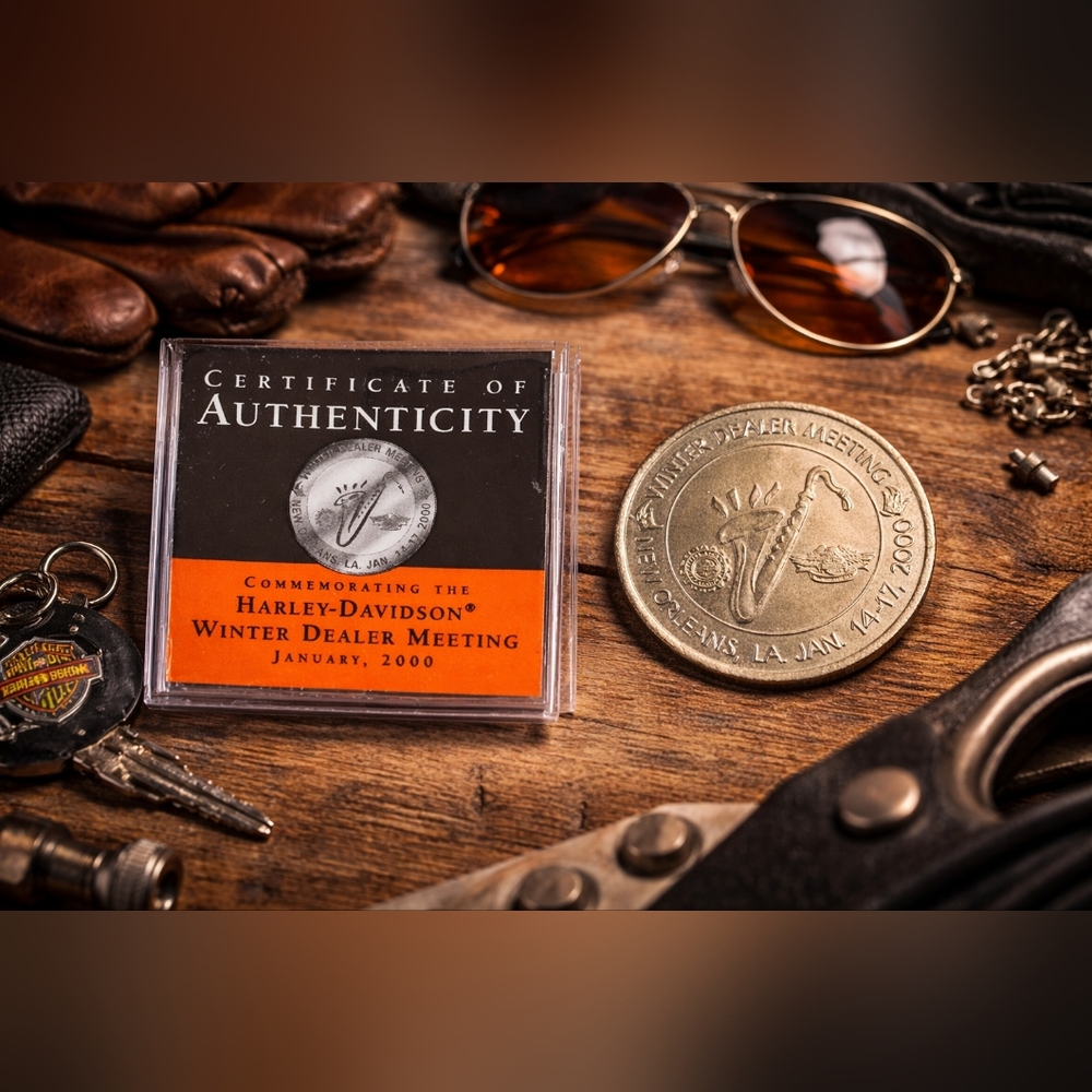 Harley-Davidson 2000 Winter Dealer Meeting Commemorative Coin - Ltd Ed